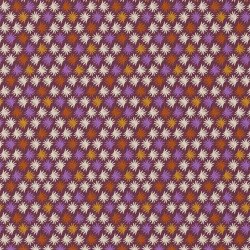Algodón estampado LITNI Cacao / Crudo